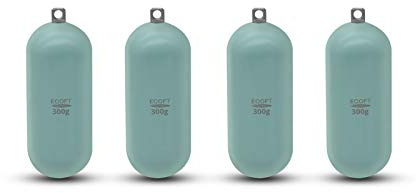 ECOFT Alloy Steel Fishing Weights Sinkers 80g-1000g Coated Raindrop Weights Bank Sinkers Cylindrical Deep Drop Weights Assorted Sizes Bag Non-Lead Fishing Weights Saltwater for Bottom Fishing