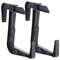 KADAX Supporto per fioriera senza foratura, Set di 2: supporto per fioriera da balcone in set, ganci regolabili e supporto per fioriera, supporto per balcone e davanzale (Grafite)