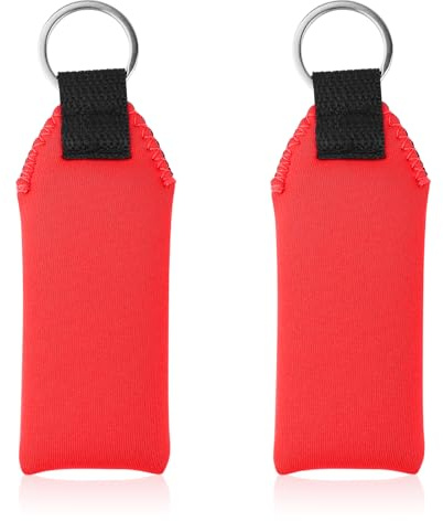 Gosknor 2 Bateau Porte-Clés Flottantes, Portachiavi in Neoprene Leggero e Impermeabile Portachiavi Galleggianti per Barche Tavola da Surf Barca Sport Acquatici All'Aperto (Rosso)