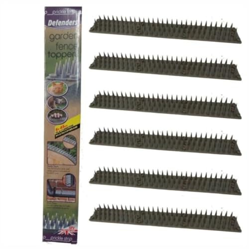 Defenders STV909 Prickle Strip Strisce Recinto Giardino, Grigio, 5.5x7.2x4.6 cm