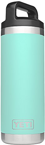 YETI Rambler 18oz Vacuum Insulated Stainless Steel Bottle with Cap, Seafoam DuraCoat