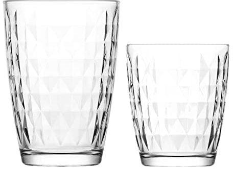 LAV Artemis Highball Lunettes de Tumbler Cocktail + Whisky Gobelets - Lot de 12