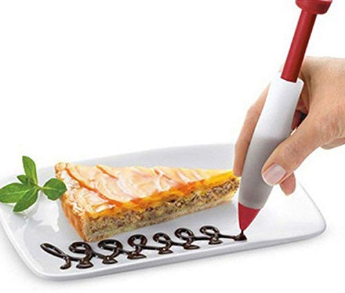 1 Pz Silicone Cibo Scrittura Penna Cioccolato Strumenti di Decorazione Della Torta Stampo Crema Tazza Biscotto Glassa Piping Pasticceria Ugelli Utensili Da Cucina