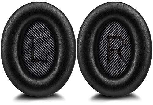 Ersatz Ohrpolster für Bose QC35, Premium Ersatzpolster für Bose QuietComfort 35 (QC35) Kopfhörer, Ersatzpolster für Bose QC15 QC25 QC2 QC35 Ae2 Ae2i Ae2w SoundTrue & SoundLink.