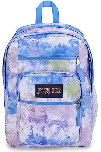 JanSport Big Student, Großer Rucksack, 55 L, 43 x 33 x 25 cm, 15in laptop compartment, Batik Wash