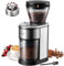 SHARDOR KaffeemüHle Kegelmahlwerk, Mit 30 PräZisen Mahlgradeinstellungen FüR, KaffeemüHle Voll-Edelstahl, 160g BohnenbehäLter, Espresso/ÜBergießEn/Moka Kaffee/French Press/KaltbrüHe 150W