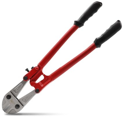 HOUSERAN Tagliabulloni 45 cm – Cesoia Potente per Bulloni, Catene, Lamiere – Tronchese per Ferro Professionale per Officina e Cantiere