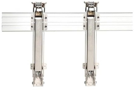 Opatiny Charnière de porte coulissante latérale pour armoire pliante - Amortissement silencieux - Rail coulissant - Pour cuisine, bus