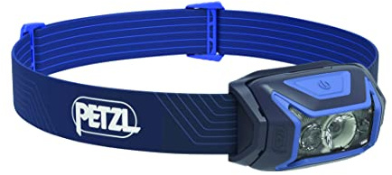 PETZL ACTIK, Lampada Frontale Compatta Multifunzione Unisex Adulto, Blu, U, E063AA01