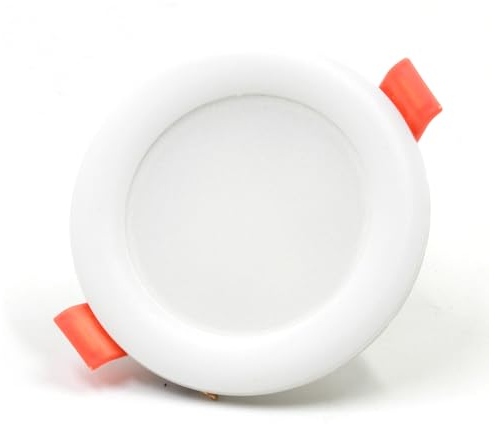 Rolux LED Einbaustrahler 230V 68mm - 80mm IP44 Dimmbar 4,8W 420lm 3000K-4000K-6000K LED Spot Deckeneinbauleuchte flach - Solo