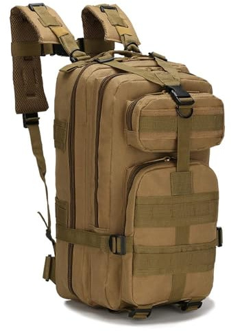Lawaia 30L Sac à Dos Style Militaire, Sac À Dos Multifonction Molle Assaut Pack Tactique Combat Sac à Dos pour Trekking Randonnée Camping Pêche Escalade Alpinisme ou Utilisation Quotidienne