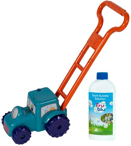 Set per bolle di sapone, trattore di bolle + liquido 400 ml Macchina Giocattolo per Bolle (0396)