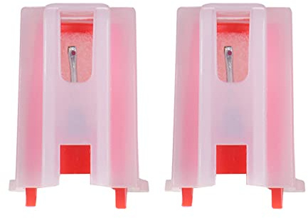 Aguja de repuesto para tocadiscos fonográfico compatible con Crosley NP1 NP6, paquete de 2
