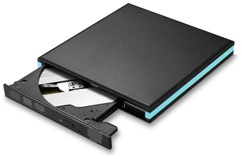 DVD-spelare, Blu-Ray Burner Player USB 3.0 CD DVD Extern Bluray Drive Writer Reader