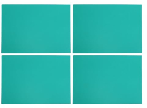 POPETPOP Lot de 4 Plaques de Linoléum Souples Vertes A4 pour Gravure et Impression Blocs de Gravure en Caoutchouc pour Tampons Matériel de Sculpture Artistique DIY et Loisirs Créatifs