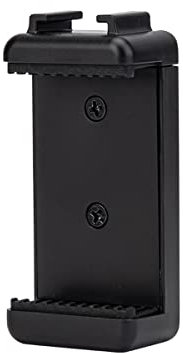 Fotopro Phone Tripod Mount with Cold Shoe Mount 1/4 inch Tripod Screw Universal Smartphone Clip Adapter for Video Light Tripod Monopod Selfie Stick Vlogging Photograph