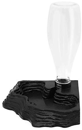 SLSON Reptile Water Feeder Automatic Water Dispenser Waterer 13.5Oz Feeding Accessories for Turtle Bearded Dragons Lizards Geckos for Terrarium Tank