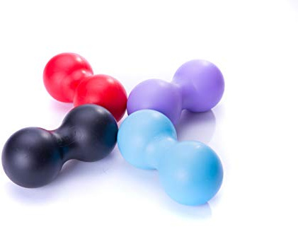 Peanut Massage Ball Roller Double Lacrosse Ball Acupoint Myofascial Release Muscle Knot Relaxer Mobility Trigger Point for Physical Therapy Self Deep Tissue Manual Massager Equipment Tool Set