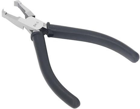 CVS Mikro-Endzange, 4,5 Zoll, mit Rückholfeder und Automatischer Öffnung, Ergonomischer Griff, für Elektronik und Präzisionsarbeiten, Gehärtete Klingen