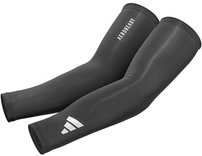 adidas Aeroready Compression Arm Sleeves Mangas Deportivas, Negro, S-M (Pack de 2) Unisex Adulto