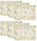 Artoid Mode Blumen Pflanzen Löwenzahn Frühling 6er Set Platzsets, Sommer Küche Tisch Dekoration Drinnen Urlaub Party Dekor 30x45cm