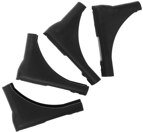 TOYANDONA Accessori per Stendino 4 Pezzi Copri Piedi in Plastica Neri Antiscivolo per Protezione Pavimenti in Legno e Spazi Condivisi