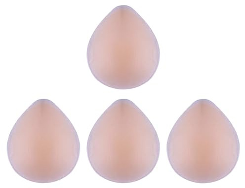 FRCOLOR 4 Coussinets Correcteurs en Silicone Kaki pour Parties Intimes
