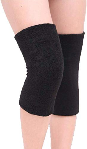 Afinder Damen Herren Knieschoner Kniebandage Knieschützer Schoner Proteckor Komfort warme Dicke Knieprotektor Anti-Rutsch Beinwärmer Kniewärmer Indoor Sport Beschützer für Fahrrad Motorrad
