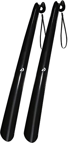 Nextnoid Shoe Horn Long Handle for Seniors - 16.5 Straight & Sturdy Long Shoe Horn for Men, Women & Kids (Pack of 2)