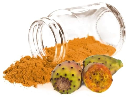 Luxofit Kaktusfeige Aroma Pulver, Aromatisieren von Lebensmittel und Getränke, Intensive Geschmackserlebnisse, Fruchtige Aromen, Made in Germany, Vegetarisch und Vegan (50 g), Braun