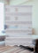 PlisseeOnline Doppelrollo Klemmfix ohne Bohren Weiß Silber mit Muster und Perlen Duo Rollo für Fenster und Türen Plissee Rollo Gardine 60 x 150 cm Blickdicht Klemmrollo mit Perlen Seitenzugrollo