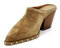 ALPE - 50231101 Pantolette mit feiner Spitze und Nieten, Leder, 38 EU