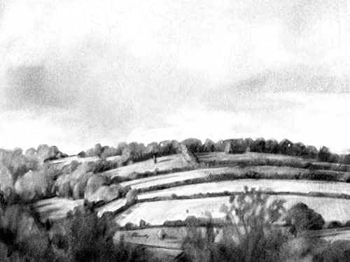 Rolling Landscape Sketch I Poster Print - Emma Caroline (24 x 18)