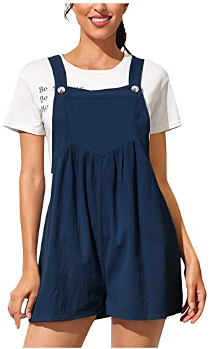 Vasreyy Latzhose Damen Jeans Sommer Outfits Damen 2 Teiler Ski Overall Damen Winter Jumpsuit Festlich Hochzeit Overall Damen Festlich Hochzeit Jeans Overall Damen Jumpsuit Damen Festlich(M,Navy)
