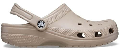 Crocs Unisex-Adult Classic Clog, Taupe, 11 Women/9 Men