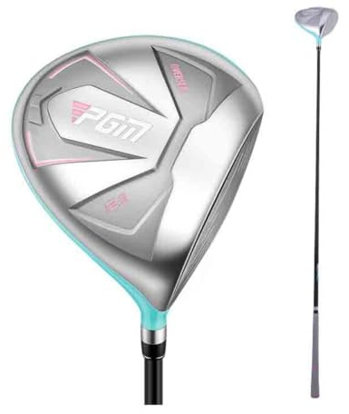 Mazze da golf per autisti, uomini e donne, destrorsi/mancini, #1/3/5/ibridi in ferro e legno di grafite, per insegnare sport (destra, legno di ferro, argento)
