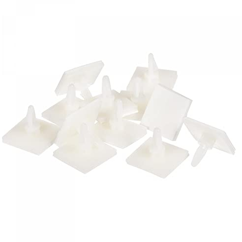 sourcing map 12 Pack Klebende PCB-Abstandshalter Kunststoffsäule 6,3mm für Leiterplatte