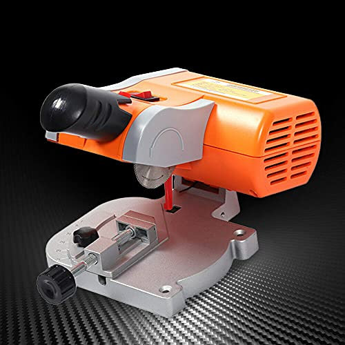 Mini Table Saw 220V 7800r/min Compound Mitre Saw Mitre Saw Stand 45° Miter 2 Blade for Metal Wood CuttingSaws Mitre Benchtop Precision Handmade Woodworking Polish Tool Machine