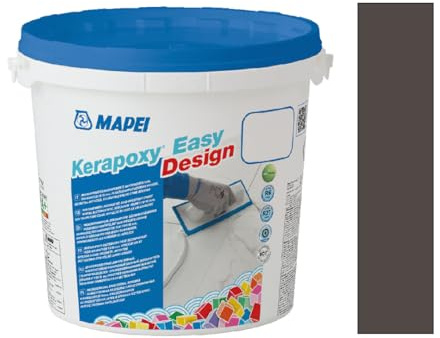 Mapei Kerapoxy Easy Design 3kg 149 vulkansand - Zweikomponentiger Klebstoff und dekorativer Fugenmörtel