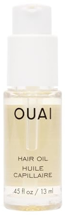 OUAI Huile capillaire voyage – Protectrice contre la chaleur, brillance et lisibilité des pointes