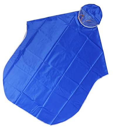 SAFIGLE Men's and Women's Bike Raincoat Poncho Lightweight Windproof Unisex Design for Cycling and Mobility Scooters Xxxl Blue