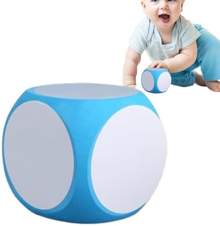 Set di dadi della storia - cubi vuoti scrivibili, blocchi di gioco educativi | Game di in classe, giocattolo esterno al coperto per bambini, attività fai -da -te, oggetti di scena riutilizzabi