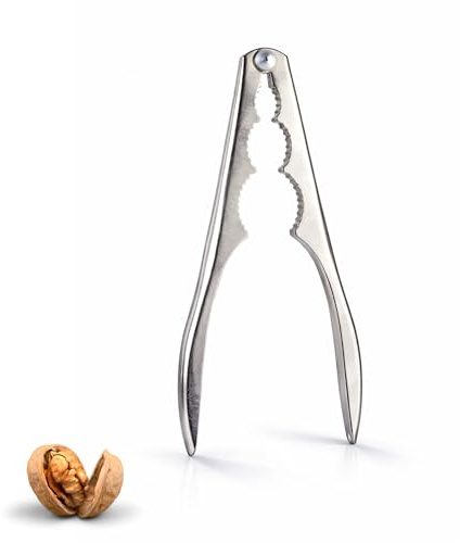 PARENCE – Cascanueces y cascanueces de acero inoxidable – Abrehuecos universal – Alicates robustos para nueces, avellanas y frutos secos