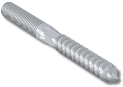 Schraubrohrschellen Rohrschelle Stahl verzinkt Verschiedene Größen (Doppelgewindebolzen, M8 x 200mm / 25 Stück)