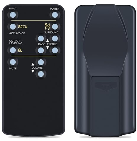 Replacement Sound Bar Remote Control Compatible with ZVOX Omni AV157 AV200 AV205 SoundBar Speakers