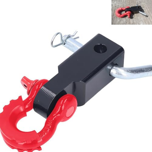 TOOSOAR Ricevitore per Gancio di Traino,Gancio di Traino Universale per Autocarri Fuoristrada e Motoscafi