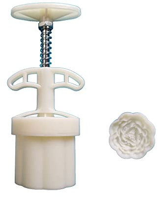 Juego de moldes para tartas de luna, prensas de flores, moldes de presión manual para pastelería de mediados de otoño, molde para manualidades