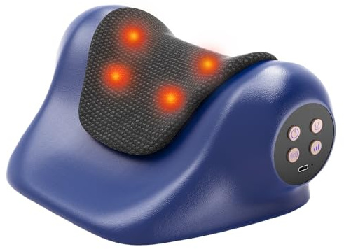 SteBeauty Neck Massager for Neck Pain with Remote Control 3-in-1 Back Massager with Heat/Vibration/Intensities Modes Massage Pillow for Waist Abdomen Leg as Christmas Gifts for Women/Men/Mom/Dad