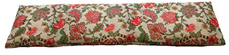 COVERBAGBCN - Sac Thermique Cervical | Remplissage Noyaux de Cerise | Double Housse Lavable | Thérapie Chaud et Froid | 50x14 cm | 830 gr (Design Floral).