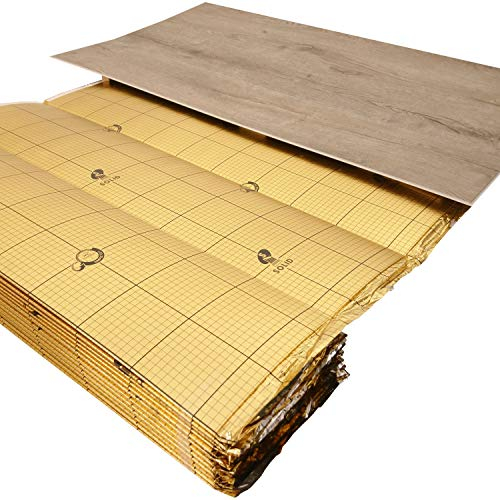 uficell® Vinyl Trittschalldämmung VINOLOCK mit Anti-Slip-Technologie - Stärke: 1,5 mm - Dichte ca. 100 kg/m³ - Druckstabilität: 200 kPa [50m² | 5 Pack]